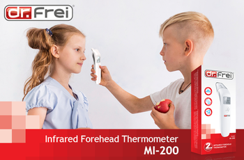 Non-contact Dr. Frei Thermometer for Safe Use