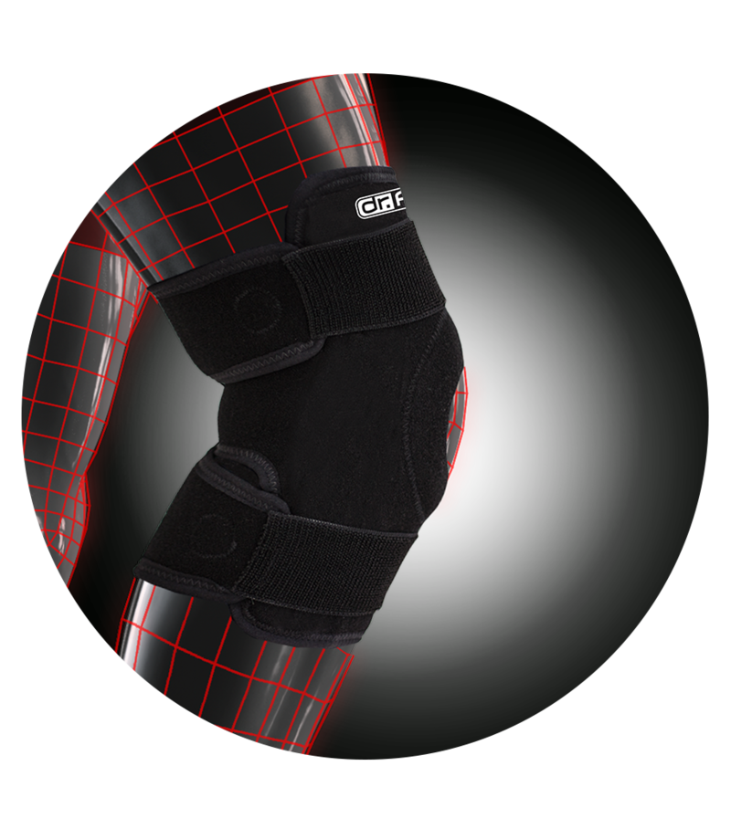 STABILIZING KNEE SUPPORT ADJUSTABLE